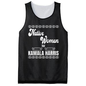 Native Women For Kamala Harris Mesh Reversible Basketball Jersey Tank