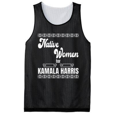 Native Women For Kamala Harris Mesh Reversible Basketball Jersey Tank