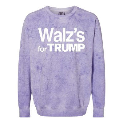 Nebraska WalzS For Trump Colorblast Crewneck Sweatshirt