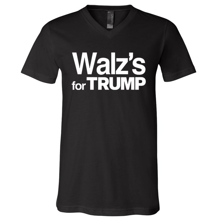 Nebraska WalzS For Trump V-Neck T-Shirt