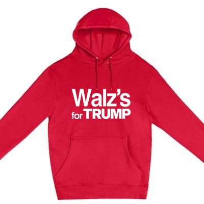 Nebraska WalzS For Trump Premium Pullover Hoodie