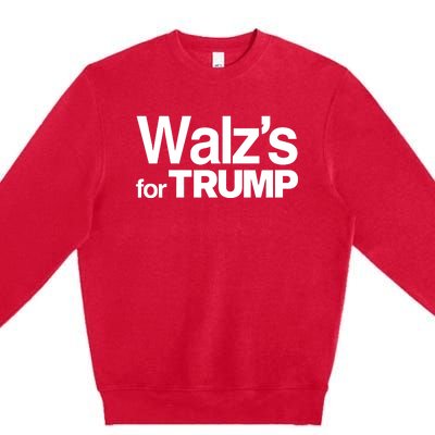 Nebraska WalzS For Trump Premium Crewneck Sweatshirt