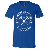 No Weapon Formed Shall Prosper Day Forty One Against Me V-Neck T-Shirt