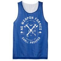 No Weapon Formed Shall Prosper Day Forty One Against Me Mesh Reversible Basketball Jersey Tank