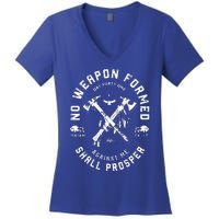 No Weapon Formed Shall Prosper Day Forty One Against Me Women's V-Neck T-Shirt