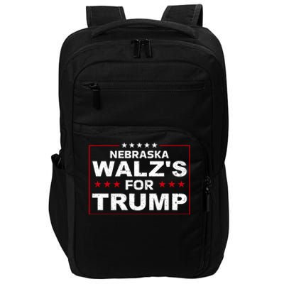 Nebraska WalzS For Trump Trump President 2024 Gift Impact Tech Backpack