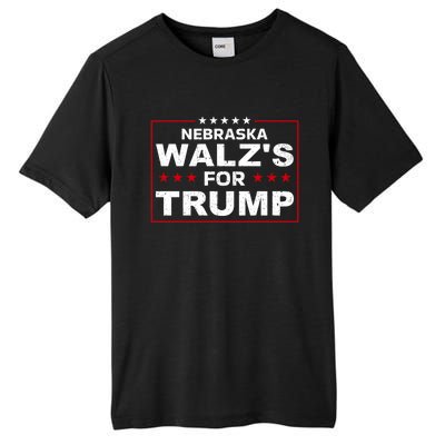 Nebraska WalzS For Trump Trump President 2024 Gift Tall Fusion ChromaSoft Performance T-Shirt