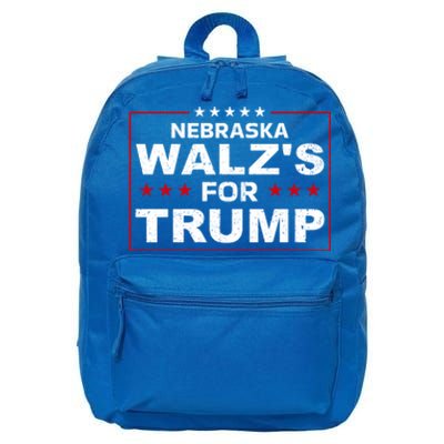 Nebraska WalzS For Trump Trump President 2024 Gift 16 in Basic Backpack