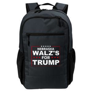 Nebraska WalzS For Trump Trump President 2024 Gift Daily Commute Backpack