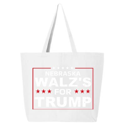 Nebraska WalzS For Trump Trump President 2024 Gift 25L Jumbo Tote