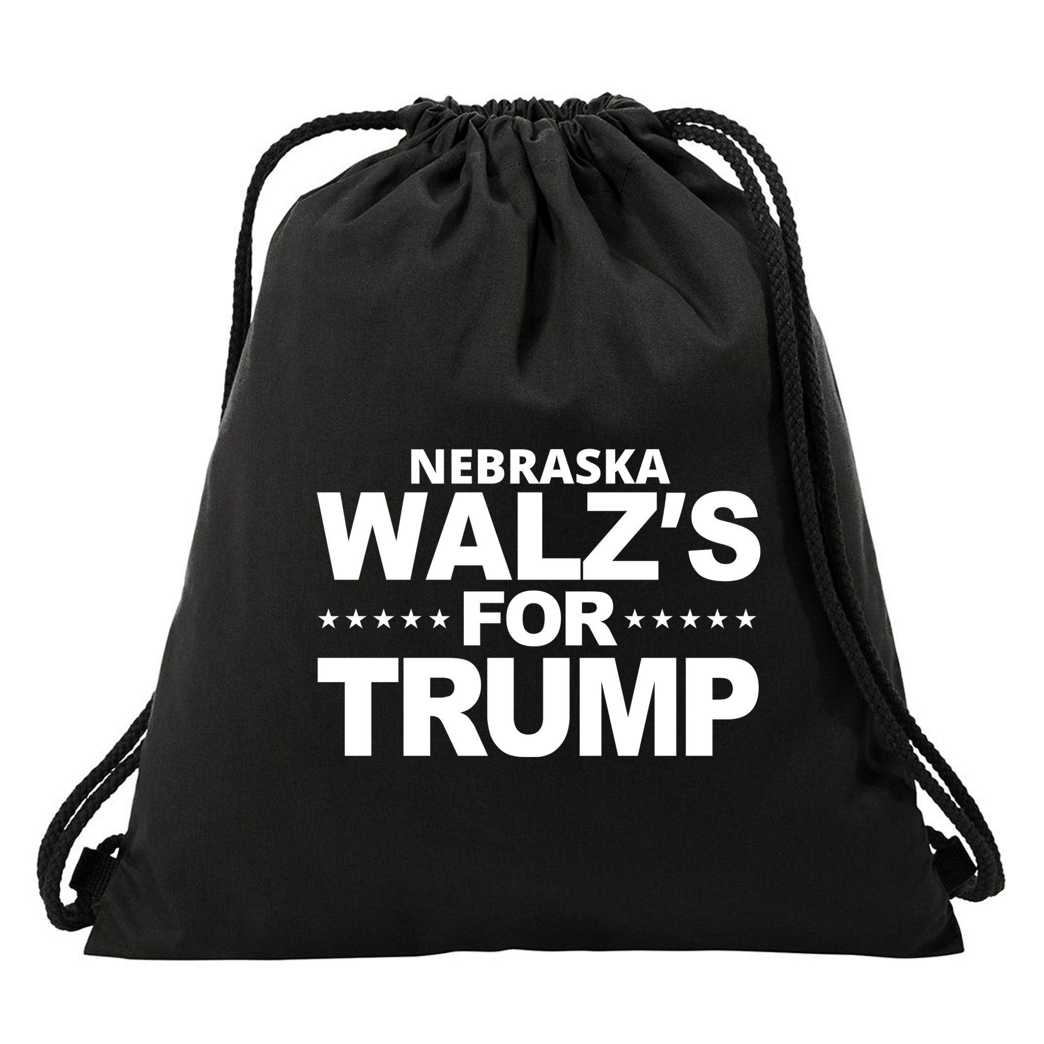 Nebraska WaltzS For Trump Drawstring Bag