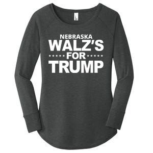 Nebraska WaltzS For Trump Women's Perfect Tri Tunic Long Sleeve Shirt