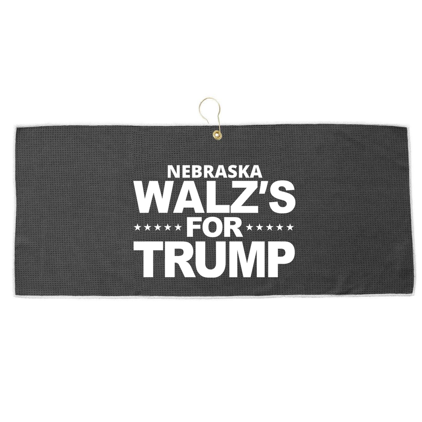 Nebraska WaltzS For Trump Large Microfiber Waffle Golf Towel