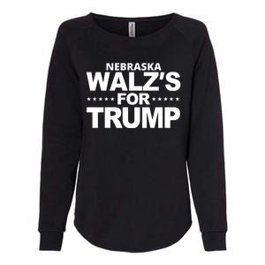 Nebraska WaltzS For Trump Womens California Wash Sweatshirt