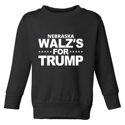 Nebraska WaltzS For Trump Toddler Sweatshirt