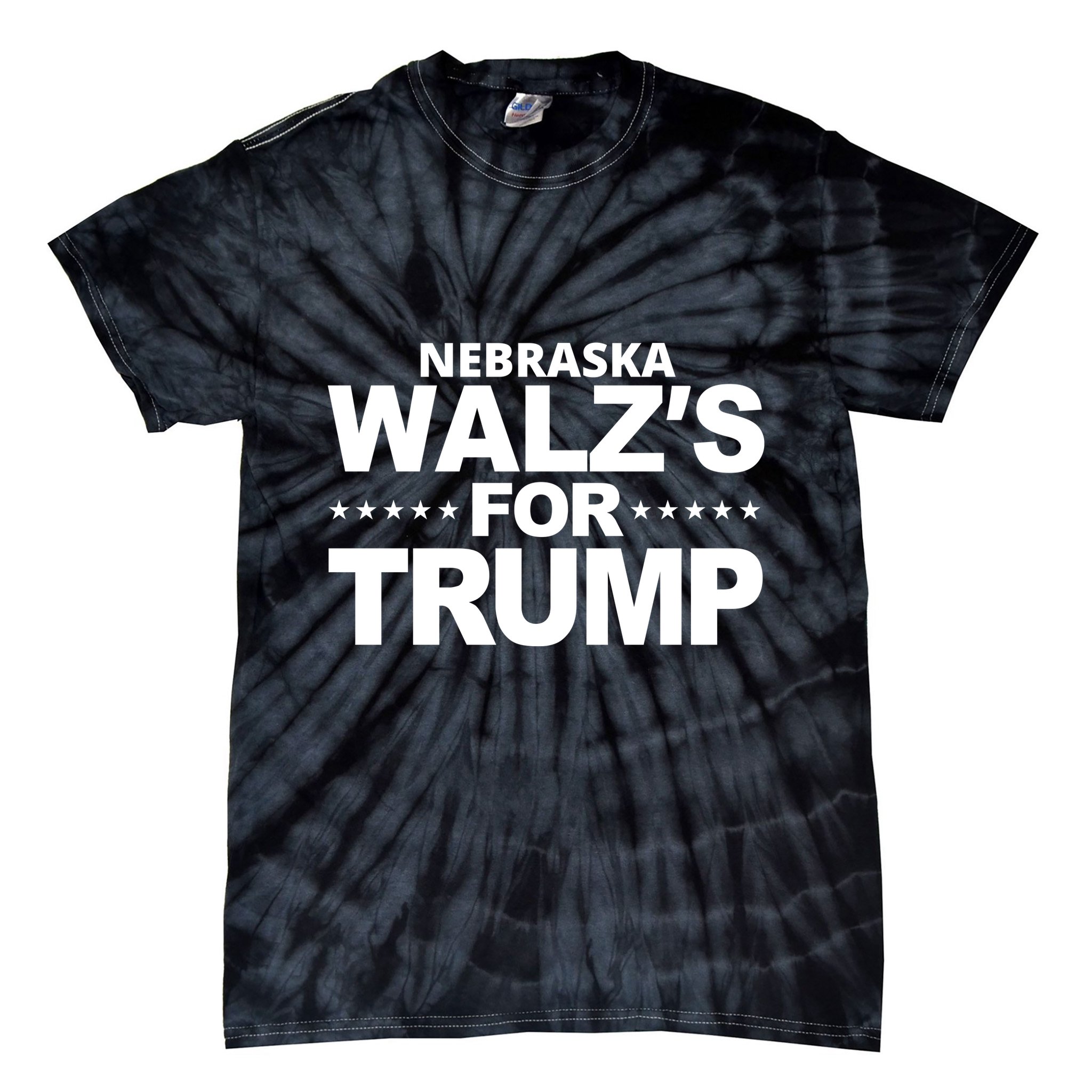 Nebraska WaltzS For Trump Tie-Dye T-Shirt