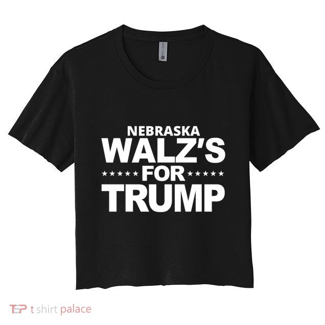 Nebraska WaltzS For Trump Crop Top