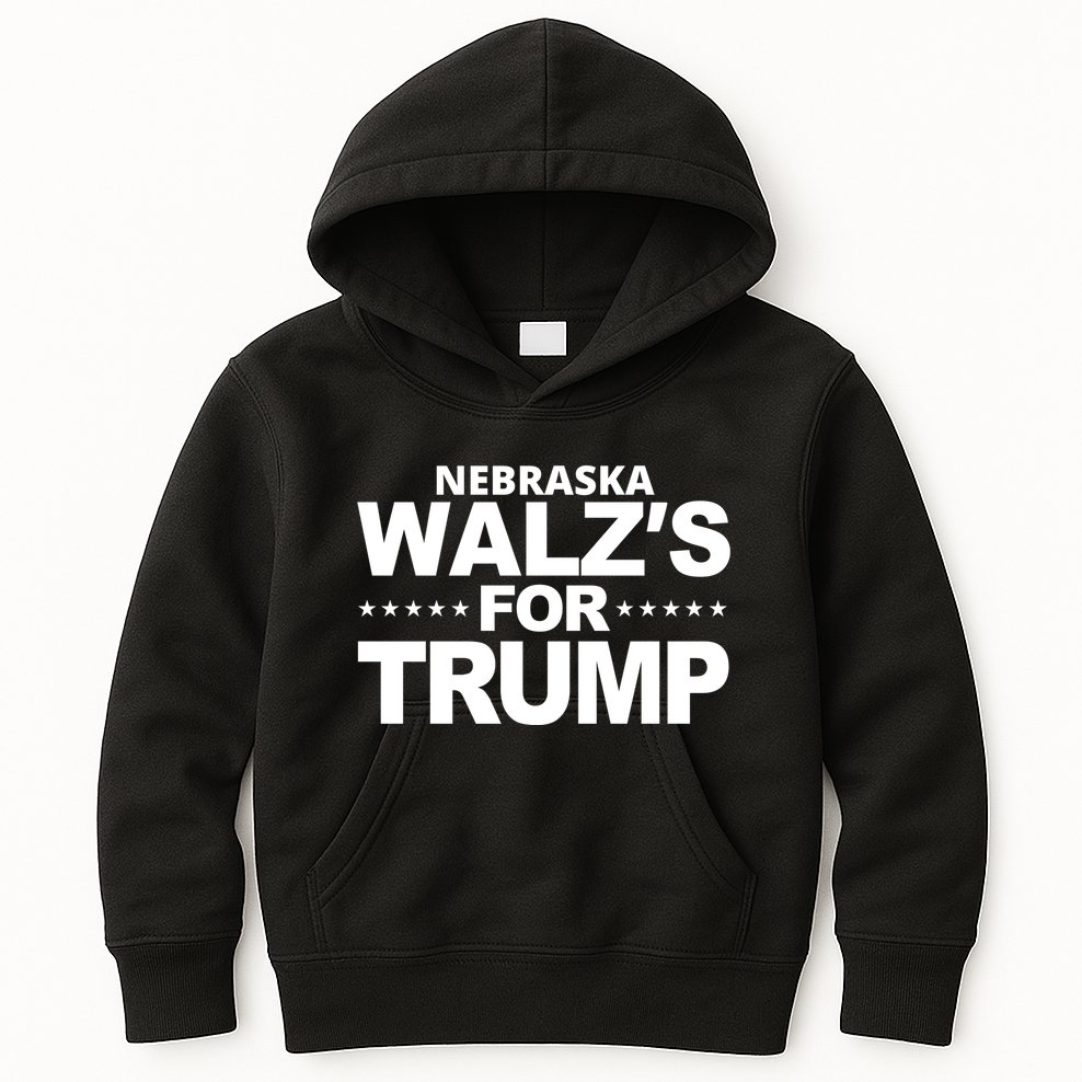 Nebraska WaltzS For Trump Kids Hoodie