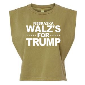 Nebraska WaltzS For Trump Garment-Dyed Women's Muscle Tee