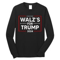 Nebraska WalzS For Trump Long Sleeve Shirt