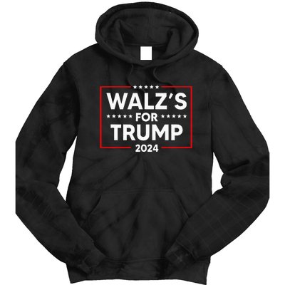 Nebraska WalzS For Trump Tie Dye Hoodie