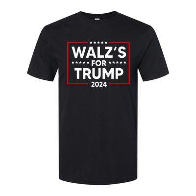 Nebraska WalzS For Trump Softstyle CVC T-Shirt