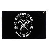 No Weapon Formed Shall Prosper Day Forty One Against Me Grommeted Golf Towel