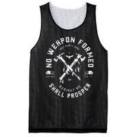 No Weapon Formed Shall Prosper Day Forty One Against Me Gift Mesh Reversible Basketball Jersey Tank