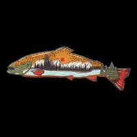 Nature Wilderness Fishing Fan Zip Tote Bag