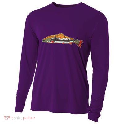 Nature Wilderness Fishing Fan Cooling Performance Long Sleeve Crew