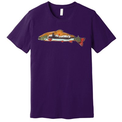 Nature Wilderness Fishing Fan Premium T-Shirt