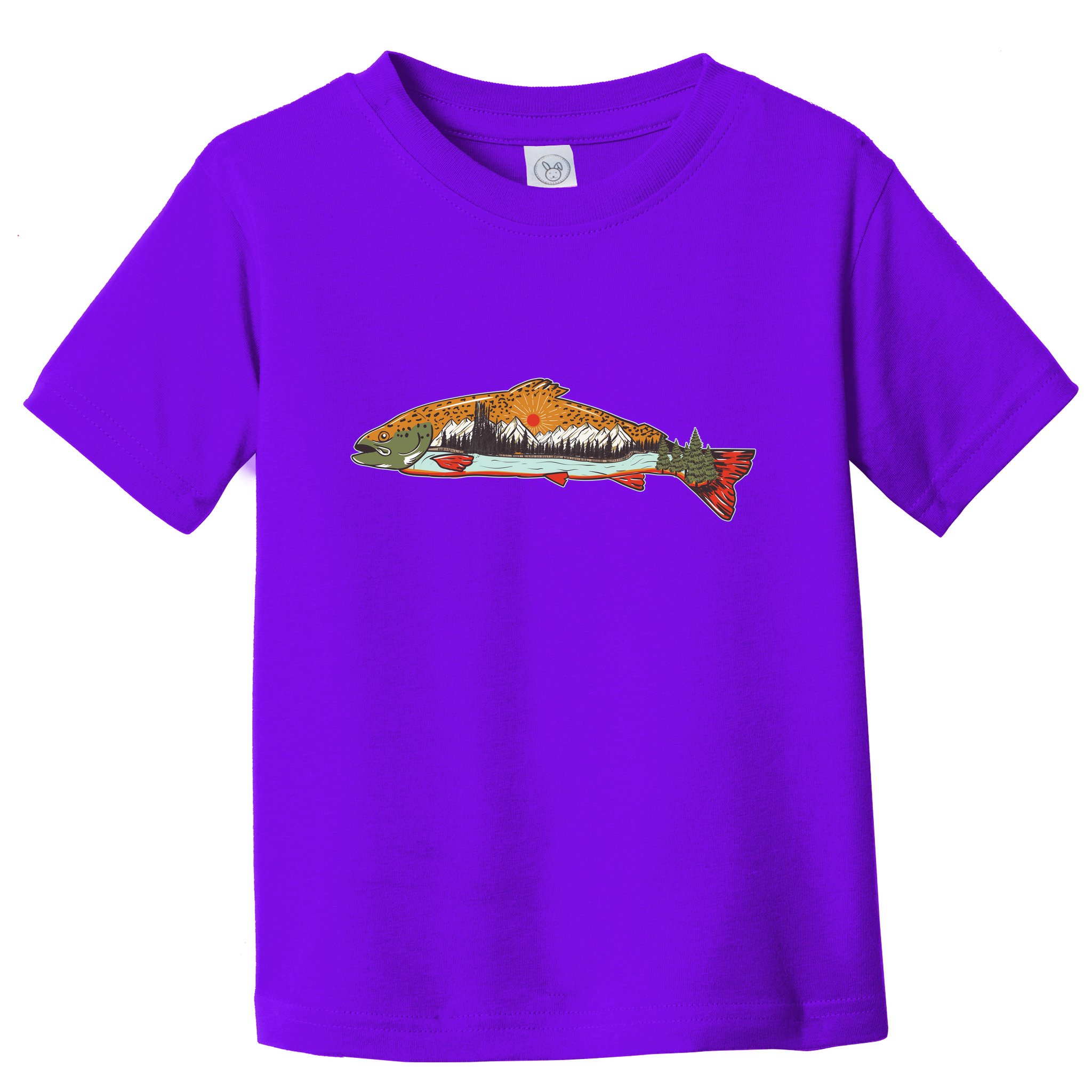 Nature Wilderness Fishing Fan Toddler T-Shirt