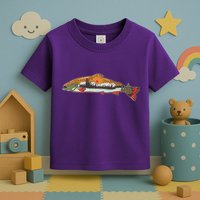 Nature Wilderness Fishing Fan Toddler T-Shirt