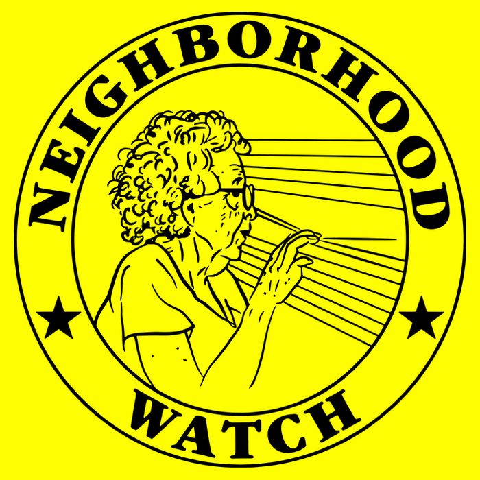 Neighborhood Watch Funny Button