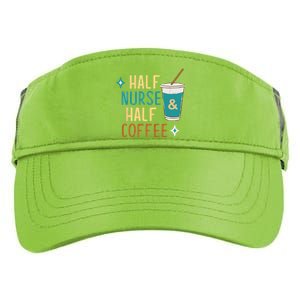 Nurse Week Funny Gift: Funny Half Nurse Half Coffee Nurse Funny Gift Cute Gift Adult Drive Performance Visor