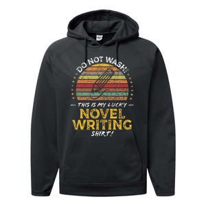 Novel Writer Funny Author Graphic Performance Fleece Hoodie