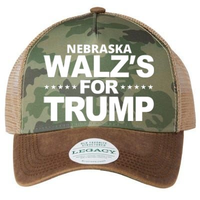 Nebraska Walzs For Trump Political Legacy Tie Dye Trucker Hat