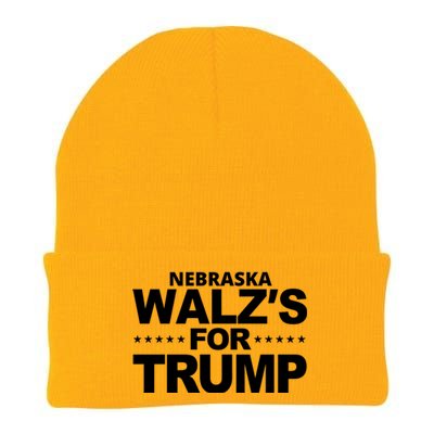 Nebraska Walzs For Trump Political Knit Cap Winter Beanie