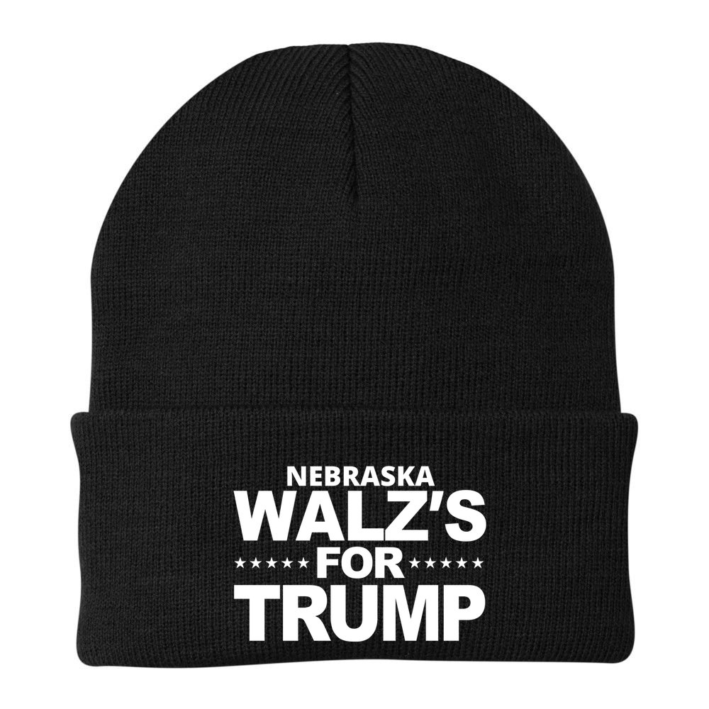 Nebraska Walzs For Trump Political Beanie