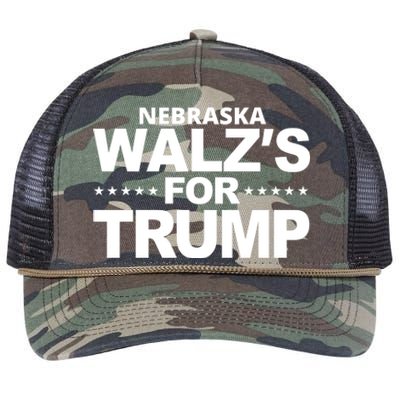 Nebraska Walzs For Trump Political Retro Rope Trucker Hat Cap