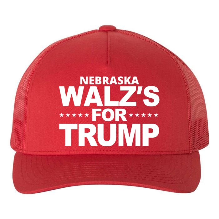 Nebraska Walzs For Trump Political Yupoong Adult 5-Panel Trucker Hat