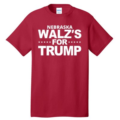 Nebraska Walzs For Trump Political Tall T-Shirt