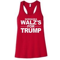 Nebraska Walzs For Trump Political Women's Racerback Tank