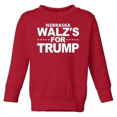 Nebraska Walzs For Trump Political Toddler Sweatshirt