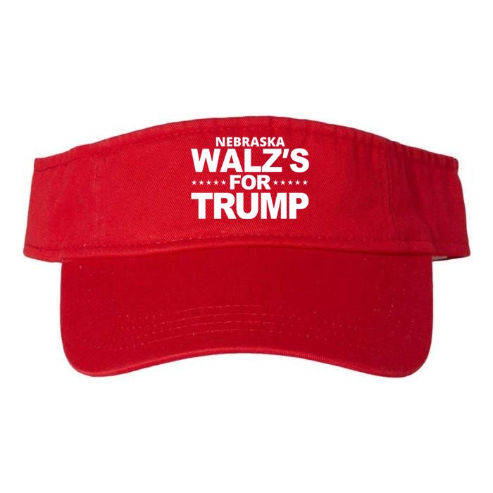 Nebraska Walzs For Trump Political Valucap Bio-Washed Visor