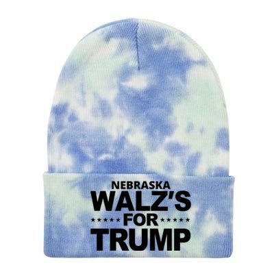 Nebraska Walzs For Trump Political Tie Dye 12in Knit Beanie