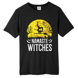 Namaste Witches Gift Funny Yoga Halloween Costume Gift Tall Fusion ChromaSoft Performance T-Shirt