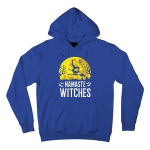 Namaste Witches Gift Funny Yoga Halloween Costume Gift Hoodie