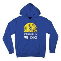 Namaste Witches Gift Funny Yoga Halloween Costume Gift Tall Hoodie