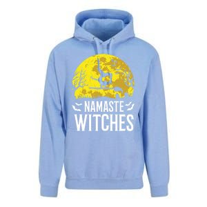 Namaste Witches Gift Funny Yoga Halloween Costume Gift Unisex Surf Hoodie